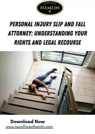 Personal Injury Slip and Fall Attorney Understanding Your Rights and Legal Recourse
