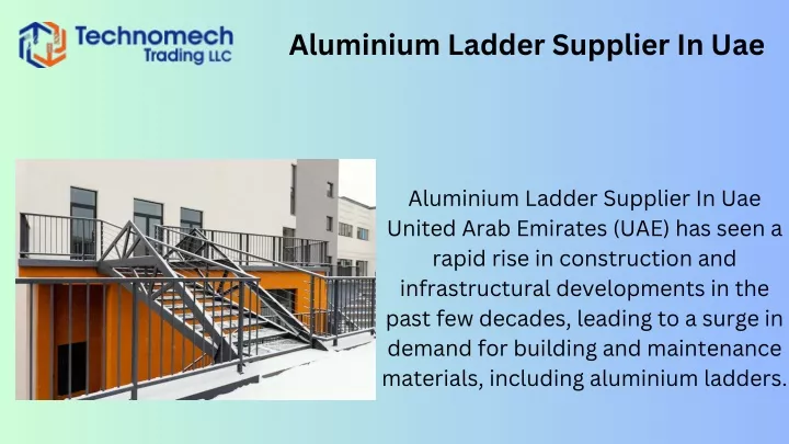 aluminium ladder supplier in uae