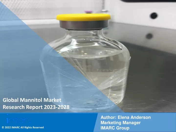 global mannitol market research report 2023 2028