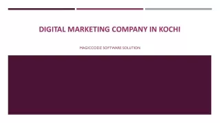 Digital marketing company in Kochi