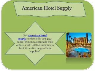 American Hotel Supply