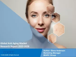 Global Anti-Aging Market Share, Size 2023-2028