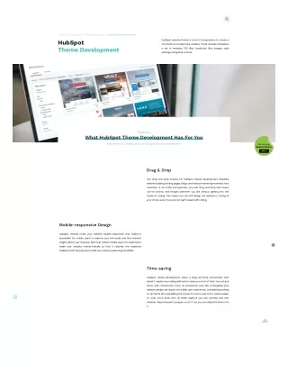 HubSpot Theme Development Services