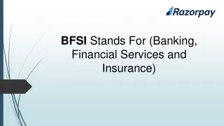 BFSI