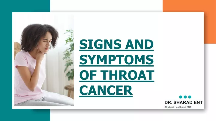 signs and symptoms of throat cancer