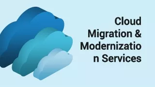 cloud migration modernization services