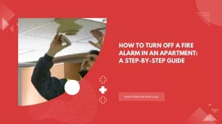 how to turn off a fire alarm in an apartment