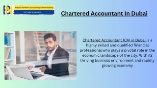 Chartered Accountant In Dubai