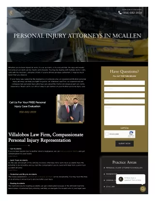Personal injury attorneys in McAllen