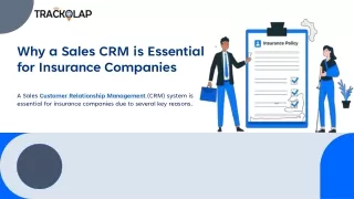 Why a Sales CRM is Essential for Insurance Companies