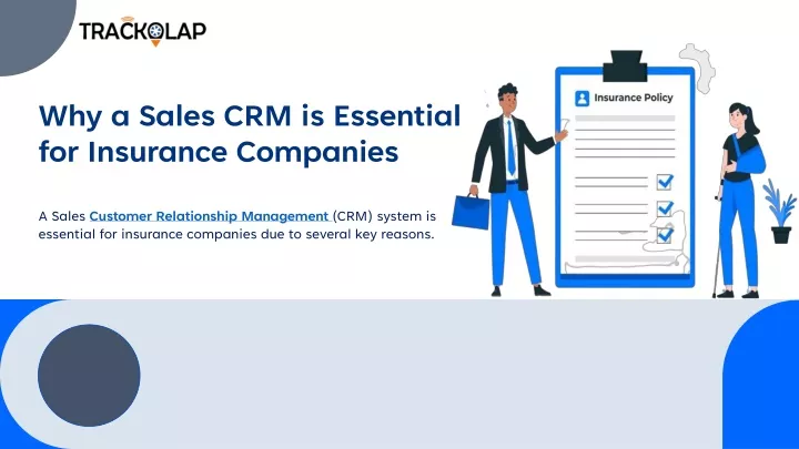 why a sales crm is essential for insurance companies