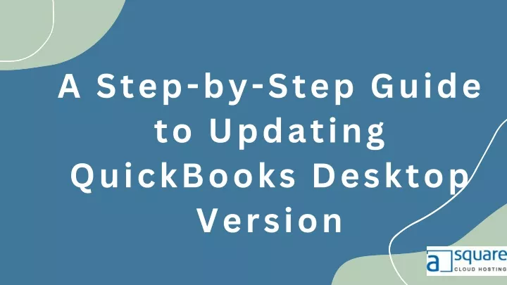 a step by step guide to updating quickbooks