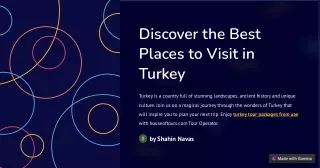 Best Places to Visit Turkey | 2023