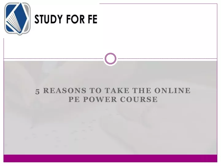 5 reasons to take the online pe power course