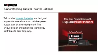 Understanding Tubular Inverter Batteries