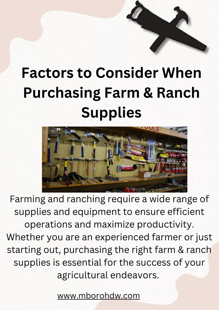 factors to consider when purchasing farm ranch