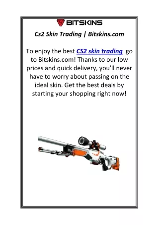 Cs2 Skin Trading Bitskins.com