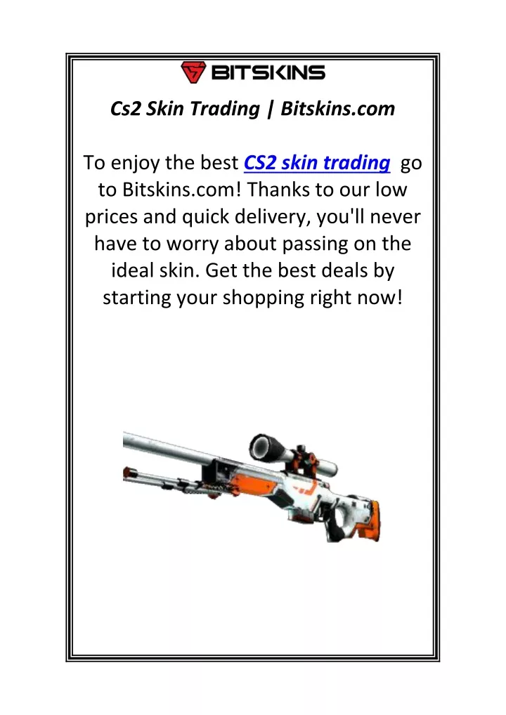cs2 skin trading bitskins com