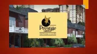 Prestige Park Grove Prelaunch APartments