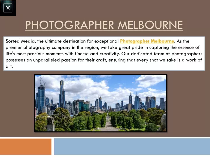 photographer melbourne