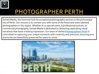 Sorted Media: Your Premier Destination for Exceptional Photography in Perth