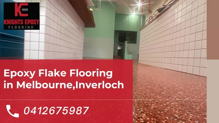epoxy flake flooring in melbourne inverloch
