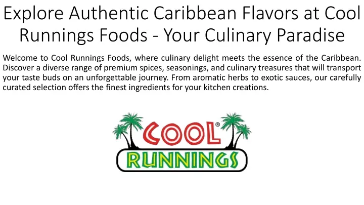 explore authentic caribbean flavors at cool runnings foods your culinary paradise