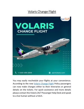 volaris change flight volaris change flight