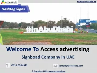 3d Signage UAE