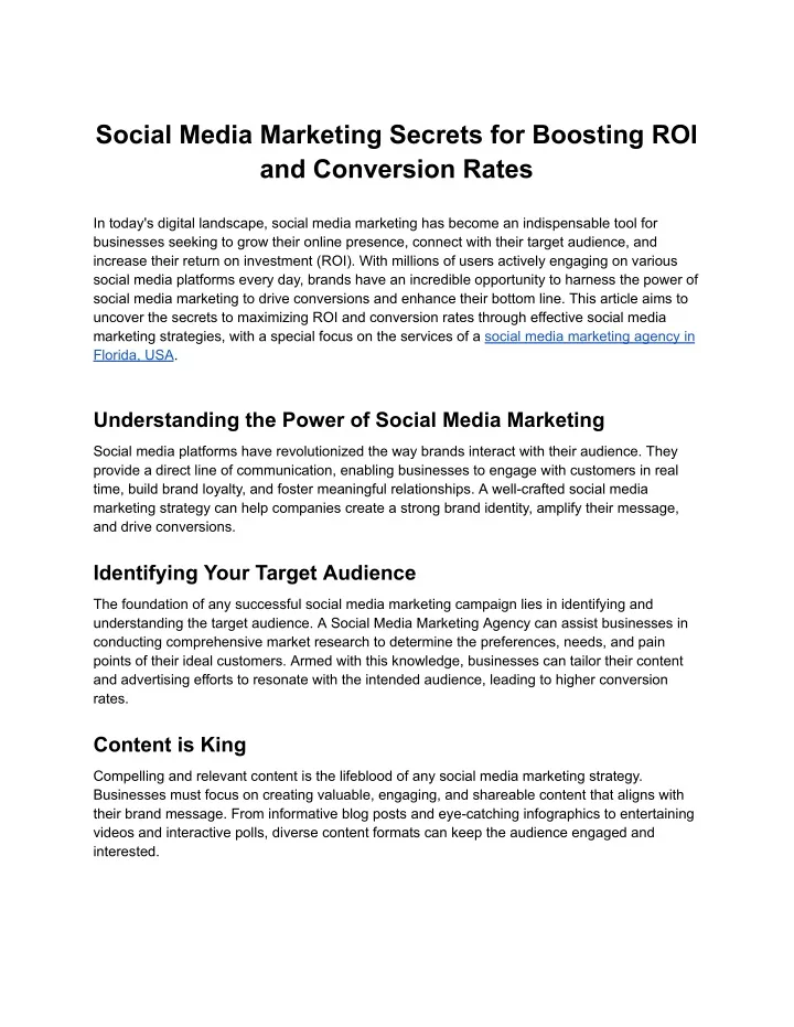 social media marketing secrets for boosting