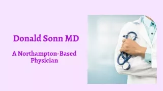 Donald Sonn MD - A Northampton-Based Physician