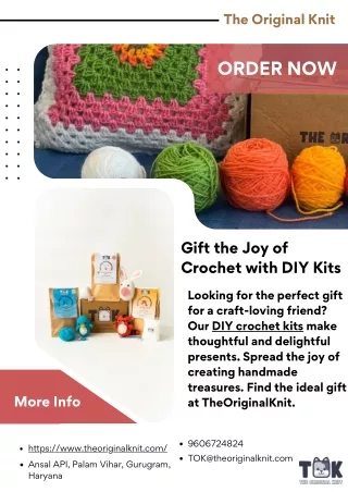 Gift the Joy of Crochet with DIY Kits