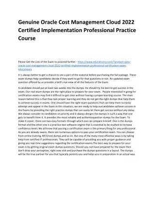 genuine oracle cost management cloud 2022