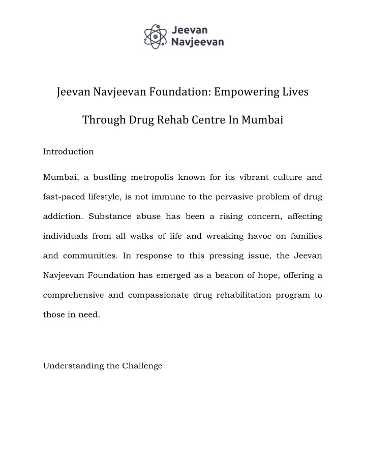 jeevan navjeevan foundation empowering lives