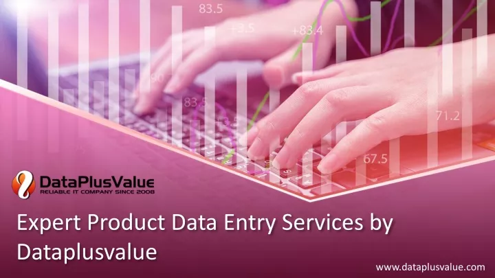 expert product data entry services