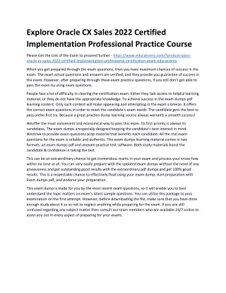 explore oracle cx sales 2022 certified