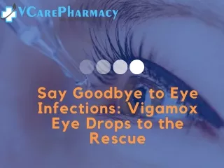 Say Goodbye to Pink Eye with Vigamox Eye Drops
