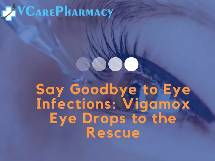 say goodbye to eye infections vigamox eye drops