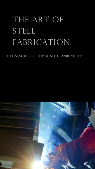STUD CORP FABRICATION: YOUR TRUSTED STEEL FABRICATION EXPERTS IN ROCKINGHAM