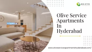 Olive Service Apartments In Hyderabad