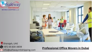 Professional Office Movers in Dubai | Safeway Intl Shipping | Movers - UAE