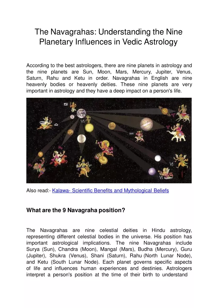the navagrahas understanding the nine planetary