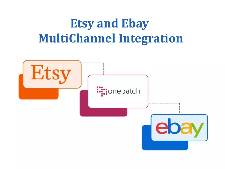etsy and ebay multichannel integration