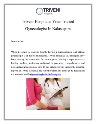 Gynecologist in Nalasopara Call-7875178753