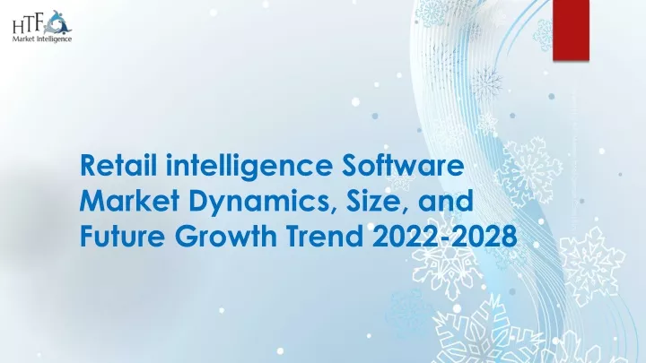 retail intelligence software market dynamics size and future growth trend 2022 2028