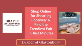 Shop Online for Shearling Footwear