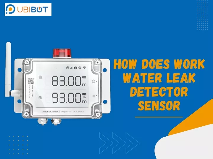 how does work water leak detector sensor