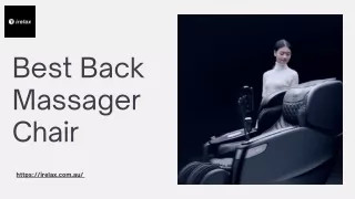 Best Back Massager Chair -Irelax Australia