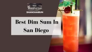 Best Dim Sum in San Diego