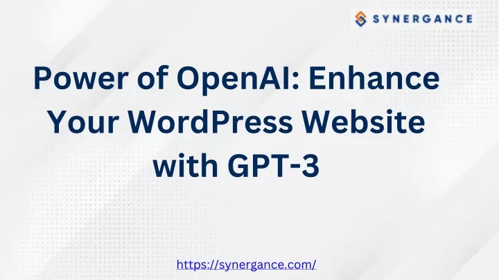 power of openai enhance your wordpress website